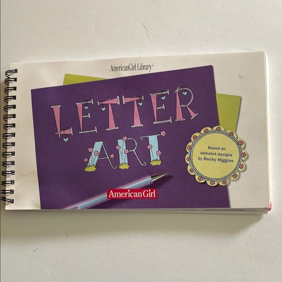 American Girl Other - American Girl Letter Art Book Retired